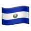 Flag: El Salvador emoji on iPhone