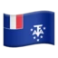 Flag: French Southern and Antarctic Lands emoji on iPhone