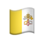 Download Flag: Vatican City emoji, Apple style