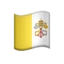 Flag: Vatican City emoji, Apple design