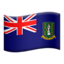 Flag: British Virgin Islands emoji PNG