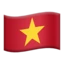 Flag: Vietnam emoji, Apple design
