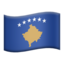 Download Flag: Kosovo emoji, Apple style