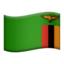 Flag: Zambia emoji, Apple design