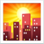 Sunset emoji, Apple design