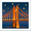 Bridge at Night emoji, Apple design