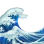 Water Wave emoji on iPhone