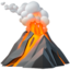Download Volcano emoji, Apple style