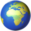 Globe Showing Europe-Africa emoji PNG