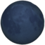 New Moon emoji, Apple design