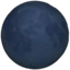 New Moon emoji on iPhone