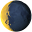 Waning Crescent Moon emoji PNG