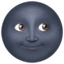 New Moon Face emoji on iPhone