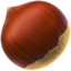 Chestnut emoji, Apple design