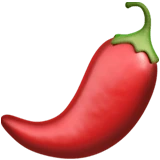 Hot Pepper emoji on iPhone