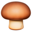 Download Brown Mushroom emoji, Apple style
