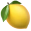 Lemon emoji on iPhone