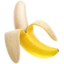 Banana emoji on iPhone