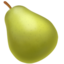 Pear emoji, Apple design