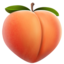 Peach emoji, Apple design