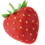 Strawberry emoji, Apple design