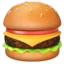 Hamburger emoji on iPhone