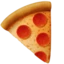 Pizza emoji on iPhone