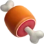 Meat on Bone emoji on iPhone