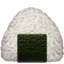 Rice Ball emoji on iPhone