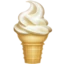 Soft Ice Cream emoji on iPhone