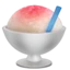 Shaved Ice emoji on iPhone