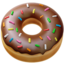 Doughnut emoji, Apple design