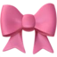 Ribbon emoji on iPhone