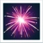 Fireworks emoji on iPhone