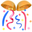 Confetti Ball emoji, Apple design
