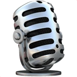 Studio Microphone emoji on Apple
