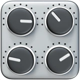 Control Knobs emoji on Apple