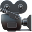 Download Movie Camera emoji, Apple style