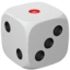 Game Die emoji on iPhone