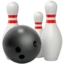 Bowling emoji on iPhone