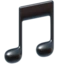 Musical Note emoji, Apple design
