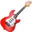 Guitar emoji on iPhone