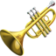 Trumpet emoji, Apple design