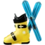 Skis emoji on iPhone