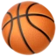 Basketball emoji on iPhone