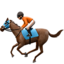 Horse Racing, Medium skin tone