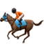 Horse Racing, Dark skin tone