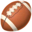 American Football emoji on iPhone
