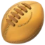 Rugby Football emoji on iPhone