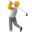 Download Person Golfing emoji, Apple style